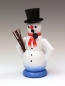Preview: Räuchermann Schneemann, 13 cm