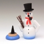 Preview: Räuchermann Schneemann, 13 cm