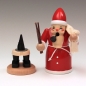 Preview: Räuchermann Weihnachtsmann, 13 cm