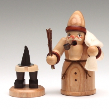 Preview: Räuchermann Weihnachtsmann, 13 cm