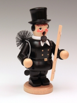 Preview: Räuchermann Schornsteinfeger, 13 cm