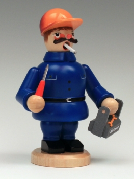 Preview: Räuchermann Monteur, 13 cm