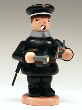 Preview: Räuchermann Security, 13 cm