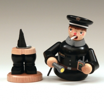 Preview: Räuchermann Security, 13 cm