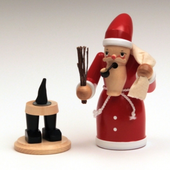 Räuchermann Weihnachtsmann, 20 cm, rot