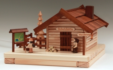 Preview: Räucher-Lichterhaus "Schutzhütte"