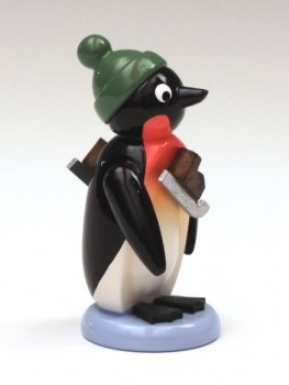 Pinguin mit Schlittschuhen