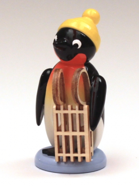 Pinguin mit Schlitten