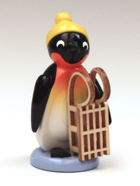 Pinguin mit Schlitten