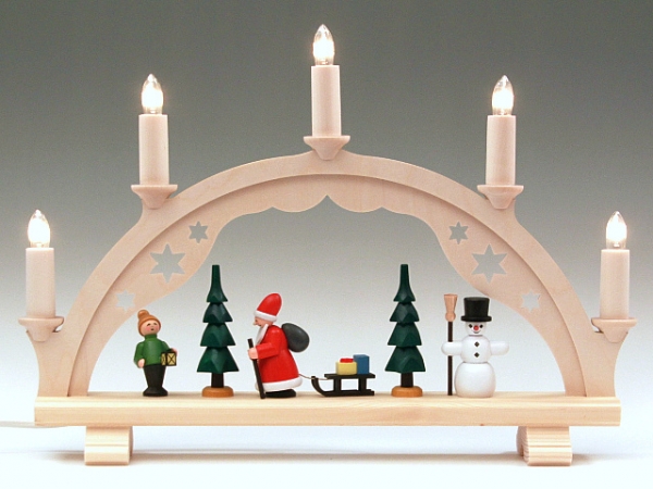 Schwibbogen "Weihnachtszeit", bunt 40 cm