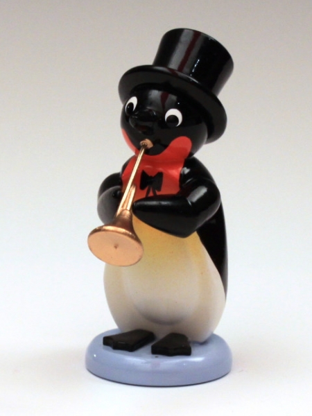 Pinguin mit Trompete