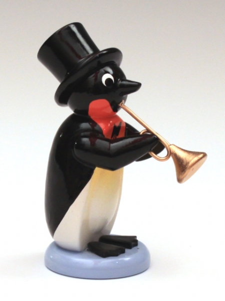 Pinguin mit Trompete